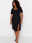 Платье Trendyol Curve, черный - фото 7