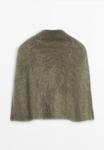 Джемпер Massimo Dutti BRUSHED FINISH CAPE, Mottled Dark Green - фото 2