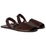 MIU MIU Сандалии nappa one strap women's brown - фото 4