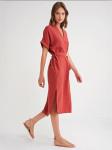 MixRay Платье-рубашка в красном цвете - фото 2