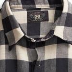 Double RL Мужская рубашка черно-белая - фото 5