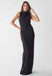 Платье макси LANA BWLDR, черный - фото 4