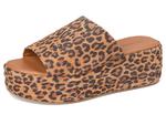 Туфли Free People Harbor Platform, Leopard Suede - фото 7