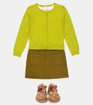 Джинсовая юбка Bonpoint, Kaki Clair - фото 2