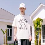 Футболка унисекс Teach Peace, темно-серый - фото 4