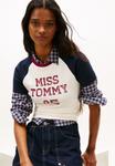 Футболка Tommy Jeans SLIM MISS SS TEE, Ancient White/White - фото 4
