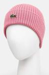 Шерстяная шапка Lacoste, розовый - фото 4