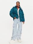 Пуховик стандартного кроя Tommy Jeans, зеленый - фото 2