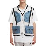 Мужская жилетка серо-белая Jordan - фото 4