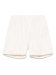 Il Gufo шорты в тонкую полоску, белый - фото