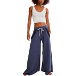 Широкие брюки Wait a Minute Free People, синий - фото 2