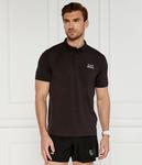 Поло EA7 Regular Fit, черный - фото 3