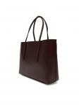 Сумка Calvin Klein Emblem Aop Small Tote LV04F3267G Dunkelrot - фото 5