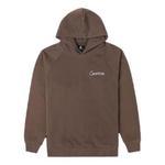 Толстовка raglan elevated hoodie 'brown' Converse, коричневый - фото