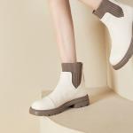 Ботинки Челси женские Zgr, бежевый - фото 11