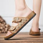 Шлепанцы унисекс Oubt, хаки - фото 14