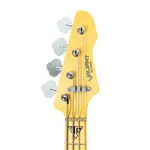 Мини-бас Valiant Guitars 4, красный «Липстик» - фото 5