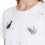 Футболка FW24 женская белая MaxMara Studio - фото 6