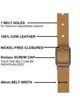 Ремень Kmisso, кэмел - фото 5