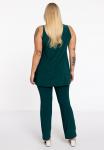 Топ YOEK Round Neck, Dark Green - фото 2