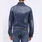 Джинсовая куртка стандартного кроя Versace, синий - фото 3