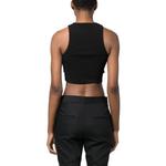 Футболка-майка женская черная Helmut Lang - фото 3