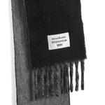 Шарф Volly из альпаки Acne Studios, черный - фото 2