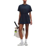 Женское платье с коротким рукавом Lululemon, синий - фото