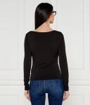 Лонгслив женский Marciano Guess Ольга с оригинальным вырезом, черный - фото 3