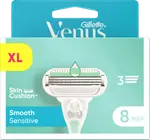 Лезвия для бритвы Smooth Sensitive 8 шт. Gillette - фото