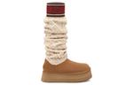 Женский классический свитер Letter Tall «Chestnut» Ugg - фото 2
