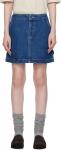 Синяя джинсовая мини-юбка Christie A.P.C. - фото