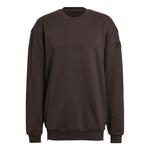 Толстовка Men's adidas Solid Color Round Neck Loose Pullover Hoodless Dark Grey Olive Green, мультиколор - фото