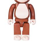 BE@RBRICK X Clot Monkey Edison Chen Juice Brown - фото 5
