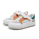 Детские скейтерские кроссовки Kids WARRIOR, бело-оранжевые - фото 4