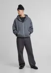 Толстовка на молнии Prohibited, Grey Stone Washed - фото 2