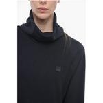 Свитер из шерсти и хлопка с водолазкой Woolrich, Blue - фото 3