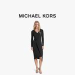 Женское платье с длинными рукавами MICHAEL KORS, черный - фото 5
