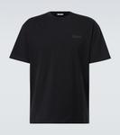 Футболка из хлопкового джерси с логотипом Givenchy, черный - фото