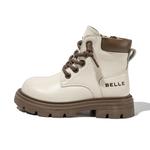 Антиударные дышащие ботинки Kids' Knee-High BELLE BABY, экрю - фото 3