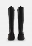 Сапоги на платформе LEATHER Zign, черный - фото