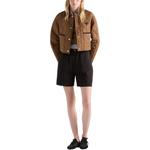 Куртка с вельветовым стёганым воротником PRADA, бежевый - фото 2