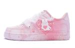 Кроссовки Nike Air Force 1 Skateboard Shoes Women's Low-Top White Pink/Yellow - фото