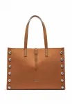 Grosse mit nieten handbag Liu Jo, Brown - фото