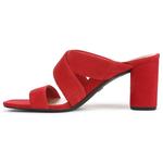 Босоножки на каблуке Vionic Merlot, red suede - фото 3