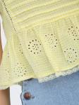 Топ ONLY ONLJulane, Yellow - фото 4