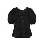 Женское платье с коротким рукавом SIMONE ROCHA, черный - фото