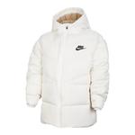 Пуховик windrunner для детей Nike, белый - фото