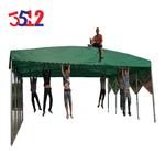 3512 Большая раздвижная маркиза, большая телескопическая маркиза, длина 8, ширина 6, высота 2,5, верхняя ткань + стальная рама - фото 7