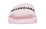 Тапочки pool slides 'pink' Balenciaga, розовый - фото 3